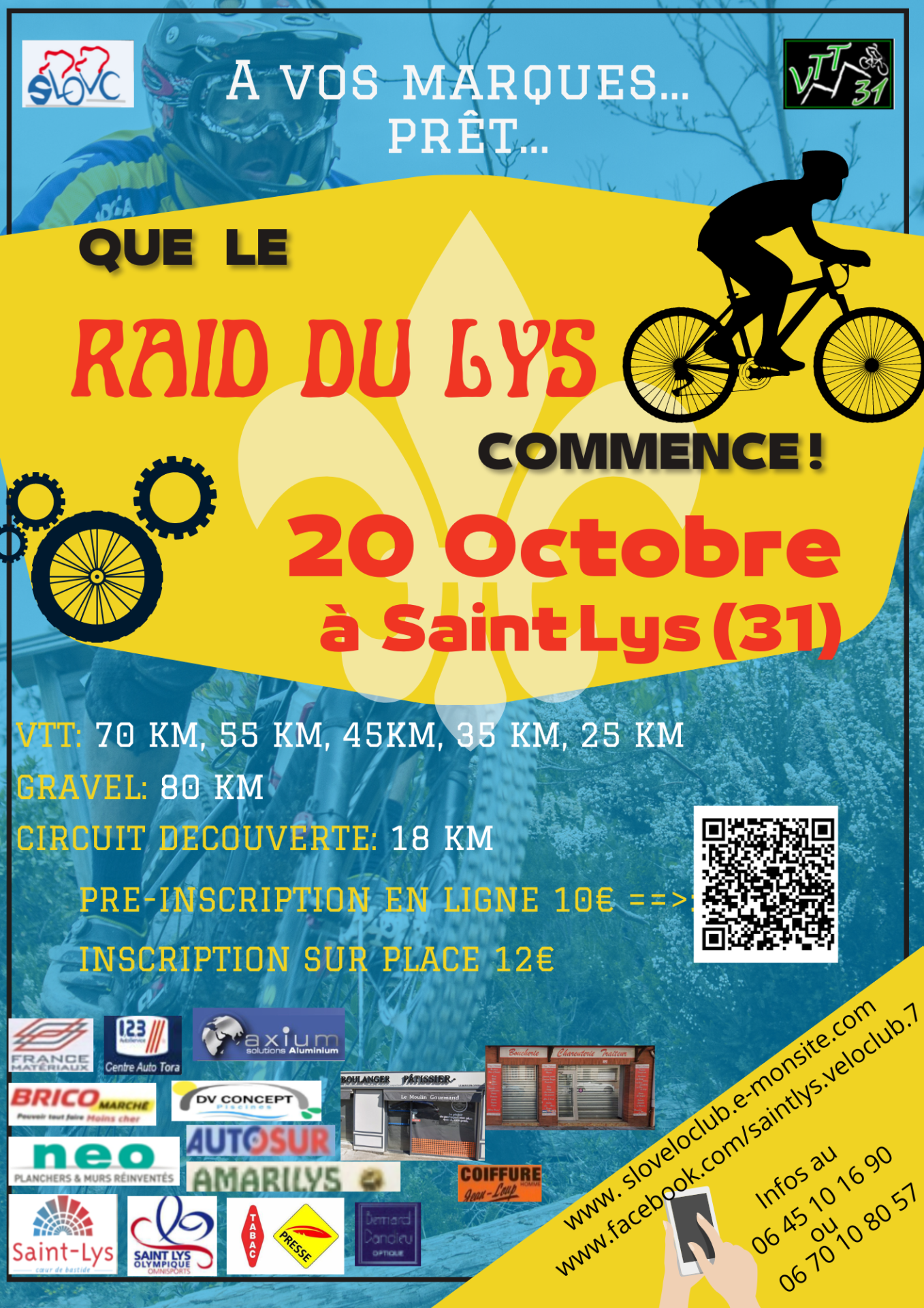 Affiche raid du lys 2024